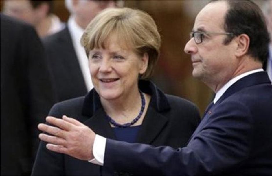«Yπέρ παραμονής της Ελλάδας στην Ευρωζώνη», Μέρκελ και Ολάντ